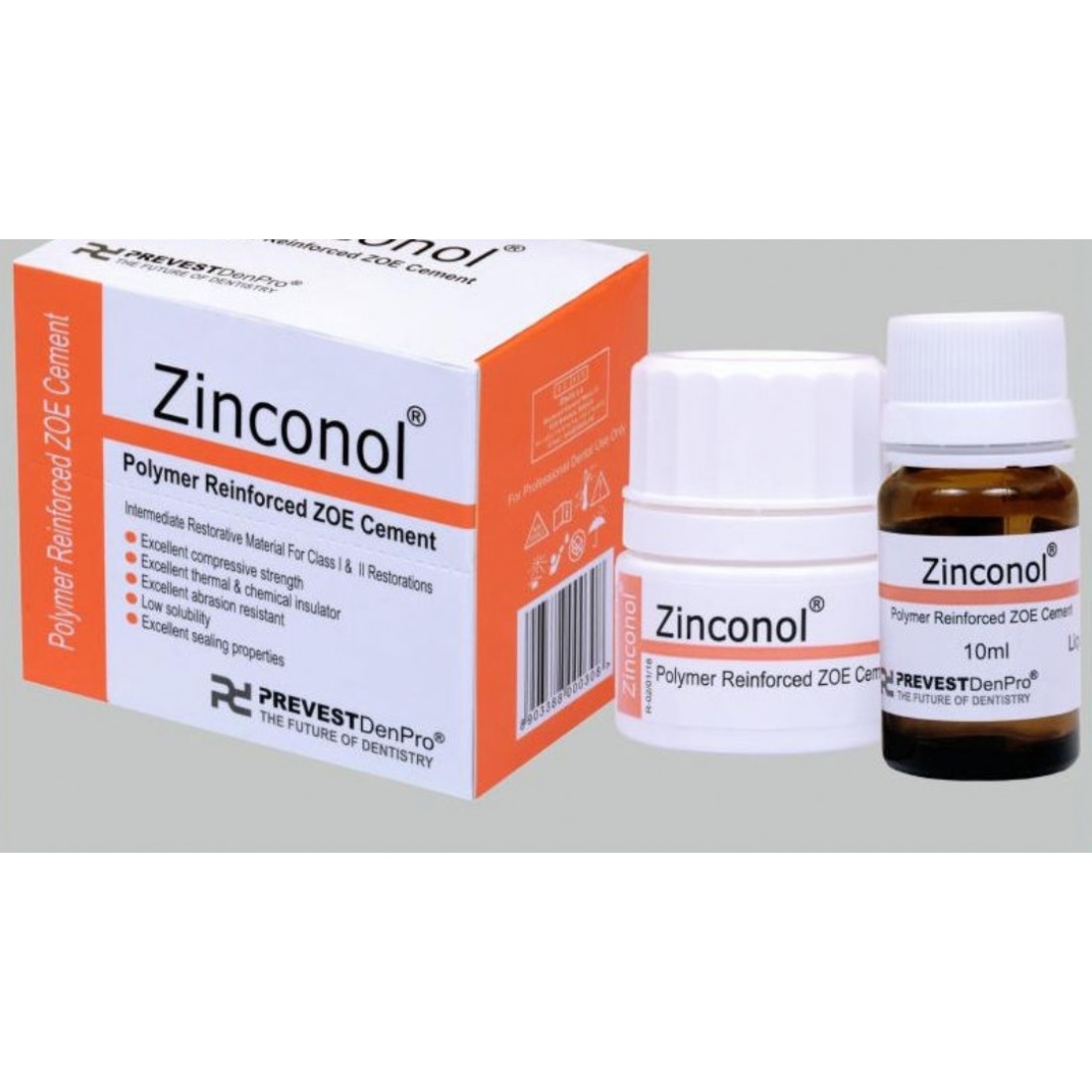 Prevest Zinconol Reinforced Zinc Oxide Eugenol Cement 20g 10ml